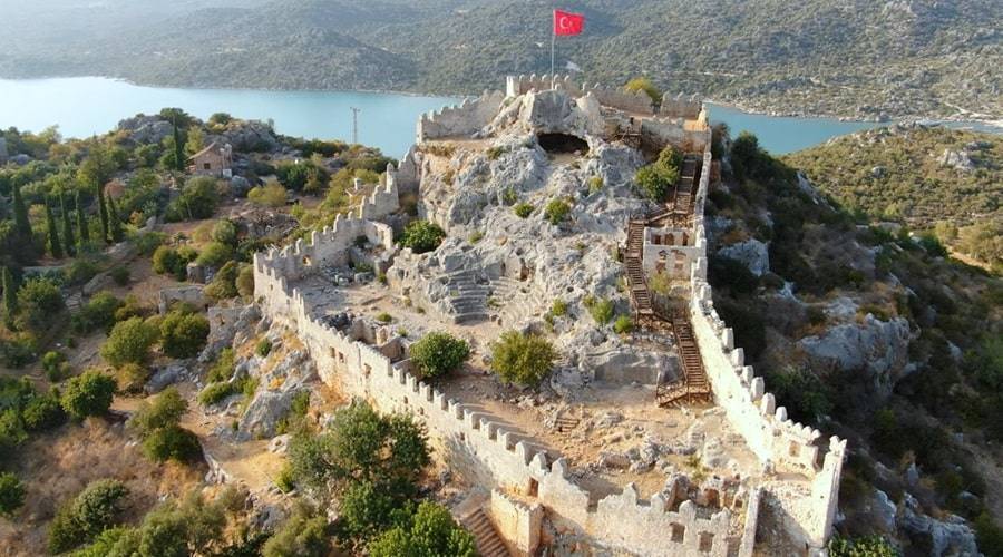 Simena Castle A Journey Through History Along the Lycian Coast